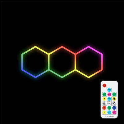 RGB 3 Waben-Set-Lichter